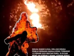 Breaking News! Sumur Ilegal Drilling Di Jebak Senami Batanghari Terbakar Diduga Pemilik Bernama Manalu/Eeng : Korban 5 Orang